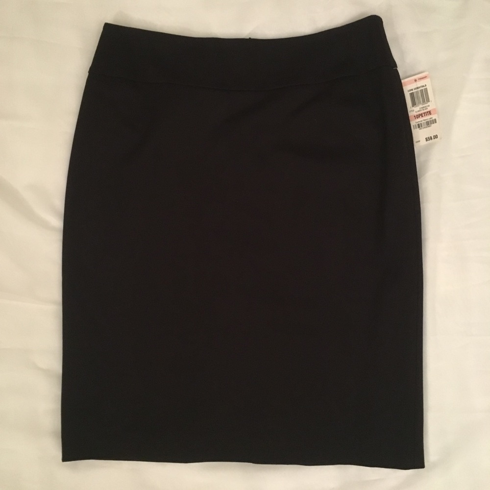 NWT Charter Club Black Skirt Size 10 Petite